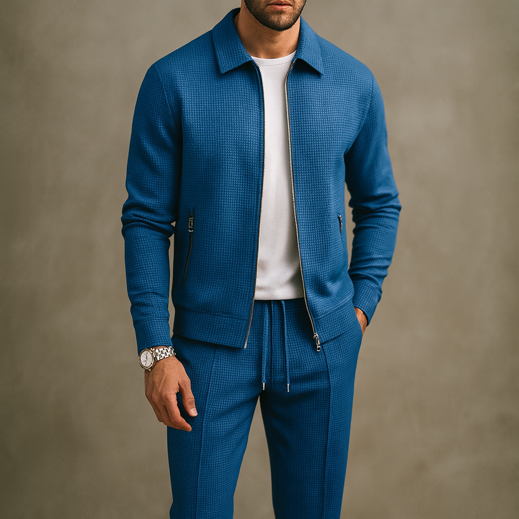 Casual Soft Waffle Suit for Men